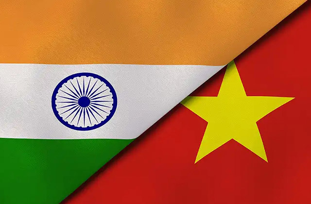 印度和越南宣布建交50周年logo设计